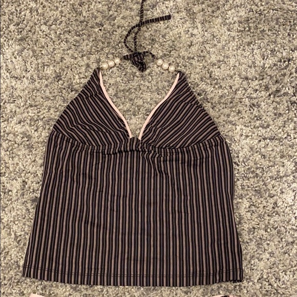 Becca Black & Pink Tankini Set - Picture 2 of 7